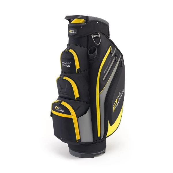 POWAKADDY PREMIUM EDITION CART BAG – BLACK / GUN METAL / YELLOW 3 POWAKADDY PREMIUM EDITION CART BAG – BLACK / GUN METAL / YELLOW