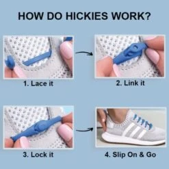HICKIES 2.0 ADULTS TIE-FREE SHOE LACES X14 / PINK -Golf Gear Shop 51B8rhXgePL. AC 600x600 2