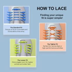 HICKIES 2.0 ADULTS TIE-FREE SHOE LACES X14 / ELECTRIC BLUE -Golf Gear Shop 81RSbOjtCWL. AC SL1500 600x600 1