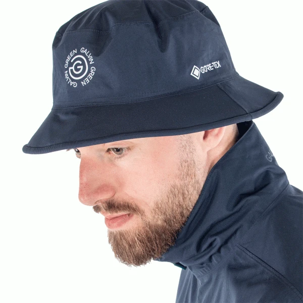 GALVIN GREEN ASTRO GORE-TEX WATERPROOF GOLF BUCKET HAT – NAVY 5 GALVIN GREEN ASTRO GORE-TEX WATERPROOF GOLF BUCKET HAT – NAVY - Image 3