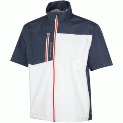 GALVIN GREEN AXL GORE-TEX PACLITE HALF SLEEVE GOLF JACKET – WHITE / NAVY / ORANGE