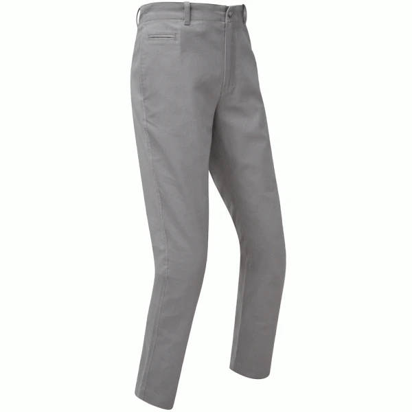 FOOTJOY TAPERED FIT LIGHTWEIGHT CHINO GOLF TROUSERS – MID GREY 3 FOOTJOY TAPERED FIT LIGHTWEIGHT CHINO GOLF TROUSERS – MID GREY