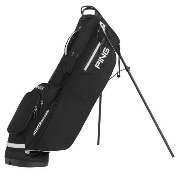 PING HOOFER CRAZ-E LITE GOLF STAND CARRY BAG – BLACK / PLATINUM 3 PING HOOFER CRAZ-E LITE GOLF STAND CARRY BAG – BLACK / PLATINUM