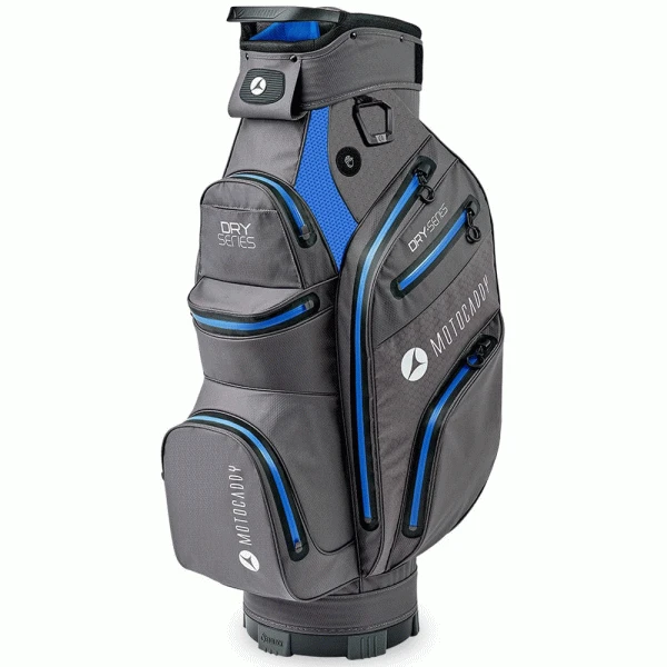 MOTOCADDY DRY SERIES CART BAG – CHARCOAL / BLUE 3 MOTOCADDY DRY SERIES CART BAG – CHARCOAL / BLUE