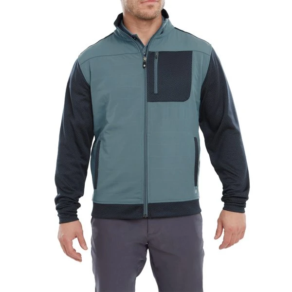 FOOTJOY THERMOSERIES HYBRID GOLF JACKET – NAVY / SLATE 5 FOOTJOY THERMOSERIES HYBRID GOLF JACKET – NAVY / SLATE - Image 3
