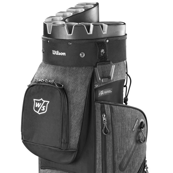 WILSON STAFF 2023 I-LOCK III GOLF CART BAG – BLACK / CHARCOAL 5 WILSON STAFF 2023 I-LOCK III GOLF CART BAG – BLACK / CHARCOAL - Image 3