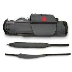 JONES UTILITY GOLF STAND BAG – SLATE / RED -Golf Gear Shop Jones Utility Stand Slate 4 600x600 1