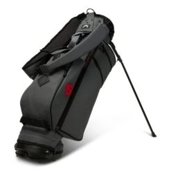 JONES UTILITY GOLF STAND BAG – SLATE / RED
