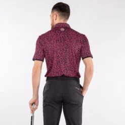 GALVIN GREEN MACK GOLF POLO SHIRT – PINK / BLACK -Golf Gear Shop MACK S 3 G1269797 600x600 1