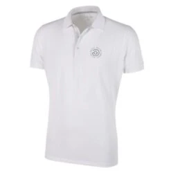 GALVIN GREEN MAX TOUR EDITION GOLF POLO SHIRT β WHITE