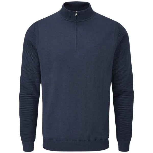 PING CROY MERINO LINED GOLF SWEATER – OXFORD BLUE 3 PING CROY MERINO LINED GOLF SWEATER – OXFORD BLUE