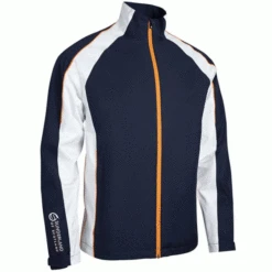 SUNDERLAND VANCOUVER PRO WATERPROOF GOLF JACKET – NAVY / WHITE / LAVA