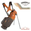 Sun Mountain 2023 Mid Stripe Stand Bag - Cabin/Umber/Wheat 2 Sun Mountain 2023 Mid Stripe Stand Bag - Cabin/Umber/Wheat -Golf Gear Shop sm 23 midstr cuw