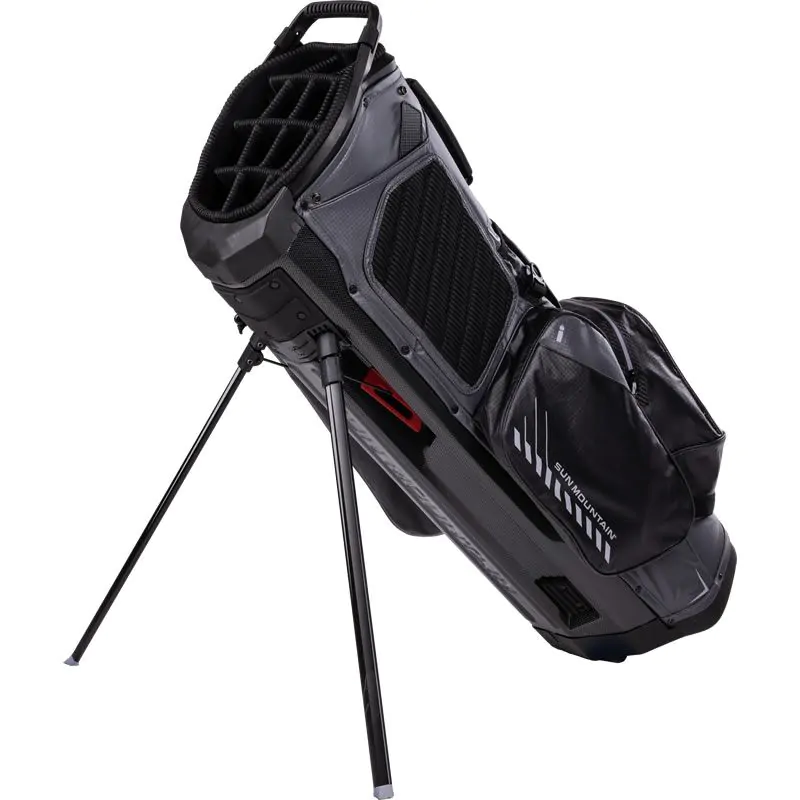 Sun Mountain 2022 H2NO SportFast Stand Bag - Black/Gunmetal 4 Sun Mountain 2022 H2NO SportFast Stand Bag - Black/Gunmetal - Image 2