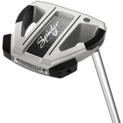 Taylormade Spider EX Platinum/White Short Slant Putter -Golf Gear Shop taylormade spider ex platinum white short slant putter sole 600 aslangolf