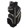 Wilson Staff Exo Dry Cart Bag - Black/Black/Silver 2 Wilson Staff Exo Dry Cart Bag - Black/Black/Silver -Golf Gear Shop ws exodry blk