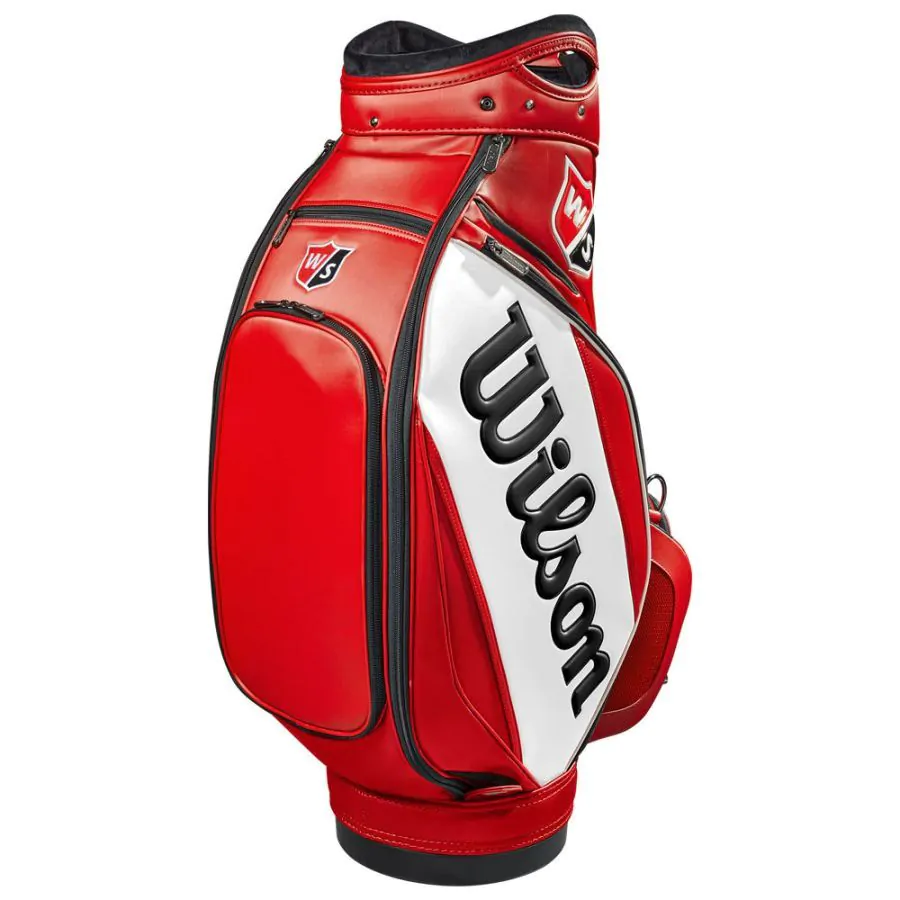 Wilson Golf Staff Pro Tour Bag - Red/White 4 Wilson Golf Staff Pro Tour Bag - Red/White - Image 2